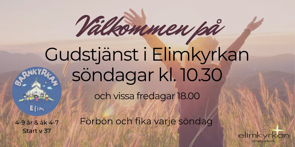 Banner gudstjänst ht2025